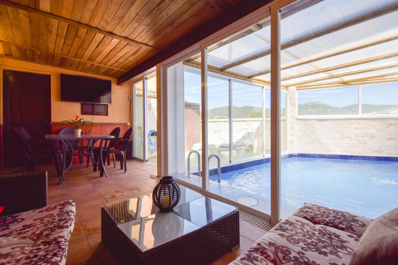 Villa Elisabeth Con Piscina Climatizada Chimenea Y Terraza Arriate Exterior foto